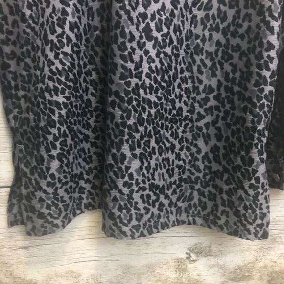 Vintage Erika Studio Cheetah Print Button Up Shirt Jacket Size Medium - Picture 11 of 14